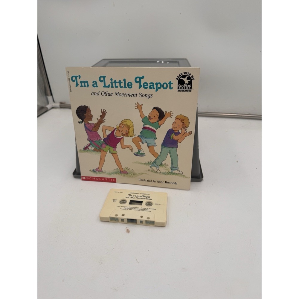 I'm a Little Teapot Scholastic 1994 Book & Cassette Movement Songs Vintage Rare